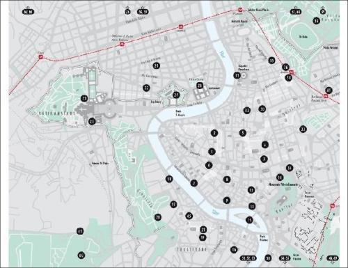 Buchcover und Innenansicht für das Buch: Rom Reiseführer LIEBLINGSORTE