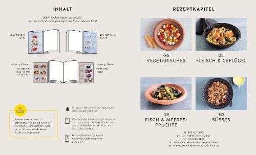 Buchcover und Innenansicht für das Buch: Tajine