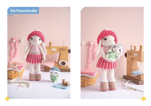 Buchcover und Innenansicht für das Buch: Adorables familles d'animaux