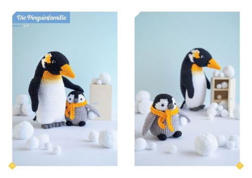 Buchcover und Innenansicht für das Buch: Adorables familles d'animaux