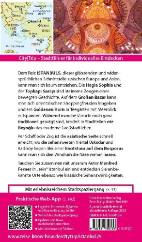 Buchcover und Innenansicht für das Buch: Reise Know-How CityTrip Istanbul