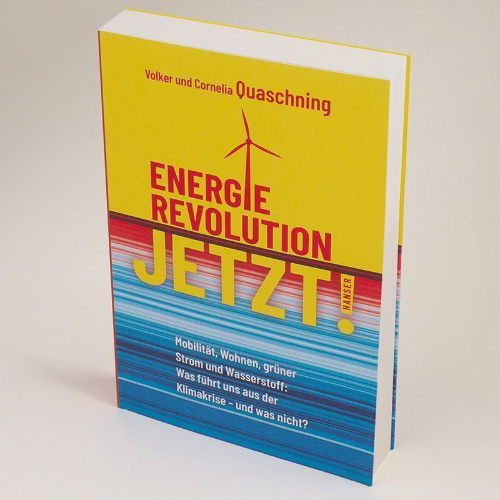 Buchcover und Innenansicht für das Buch: Energierevolution jetzt!
