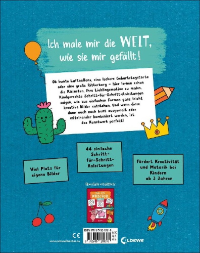 Buchcover und Innenansicht für das Buch: Meine erste Malschule