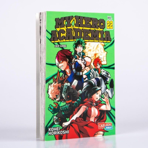 Buchcover und Innenansicht für das Buch: Boku no Hero Academia