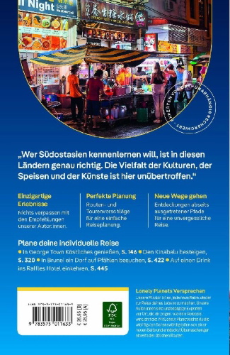 Buchcover und Innenansicht für das Buch: LONELY PLANET Reiseführer Malaysia, Singapur & Brunei