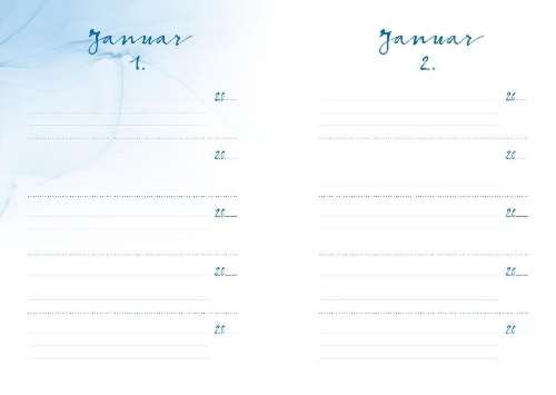 Buchcover und Innenansicht für das Buch: One Line a Day | Mein Fünf-Jahres-Tagebuch