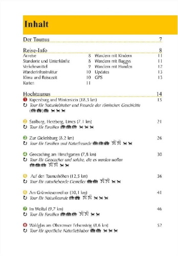 Buchcover und Innenansicht für das Buch: Taunus und Rheingau