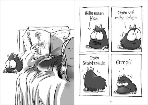 Buchcover und Innenansicht für das Buch: Cornibus & Co (Band 3) - Die Hölle bebt!