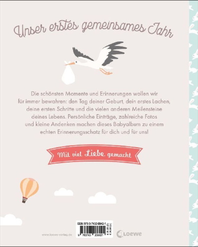 Buchcover und Innenansicht für das Buch: Il Était Une Fois Bébé - Once Upon a Time Baby Album
