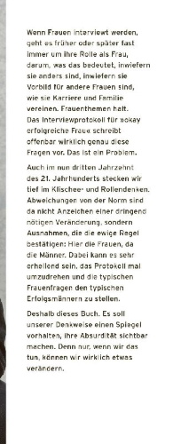 Buchcover und Innenansicht für das Buch: Was Männer nie gefragt werden