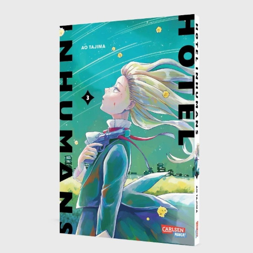 Buchcover und Innenansicht für das Buch: Hotel Inhumans