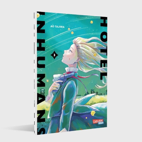 Buchcover und Innenansicht für das Buch: Hotel Inhumans