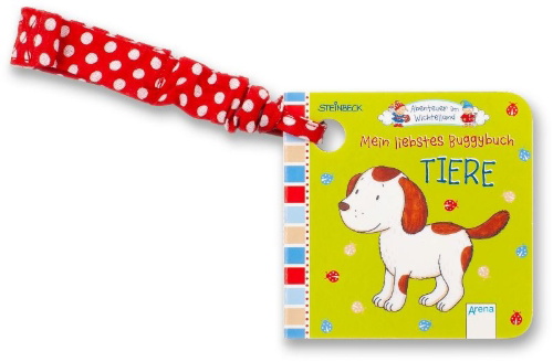 Buchcover und Innenansicht für das Buch: Abenteuer im Wichtelland. Mein liebstes Buggybuch - Tiere