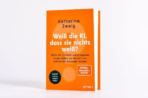 Buchcover und Innenansicht für das Buch: Weiß die KI, dass sie nichts weiß?