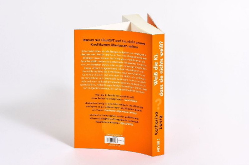 Buchcover und Innenansicht für das Buch: Weiß die KI, dass sie nichts weiß?