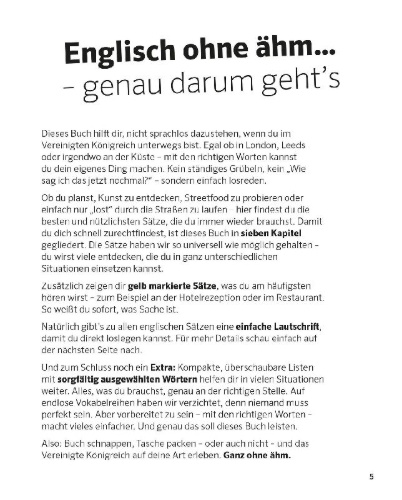Buchcover und Innenansicht für das Buch: PONS Englisch ohne ähm