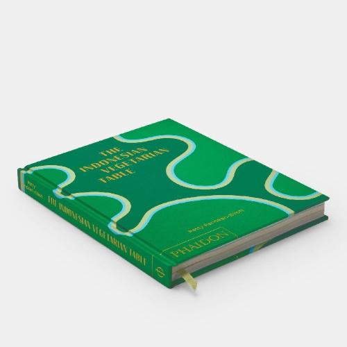 Buchcover und Innenansicht für das Buch: The Indonesian Vegetarian Table