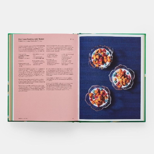 Buchcover und Innenansicht für das Buch: The Indonesian Vegetarian Table