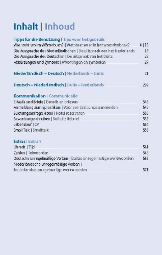 Buchcover und Innenansicht für das Buch: Langenscheidt Praktisches Wörterbuch Niederländisch
