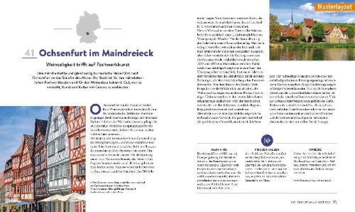 Buchcover und Innenansicht für das Buch: Charmante Altstädte in Deutschland