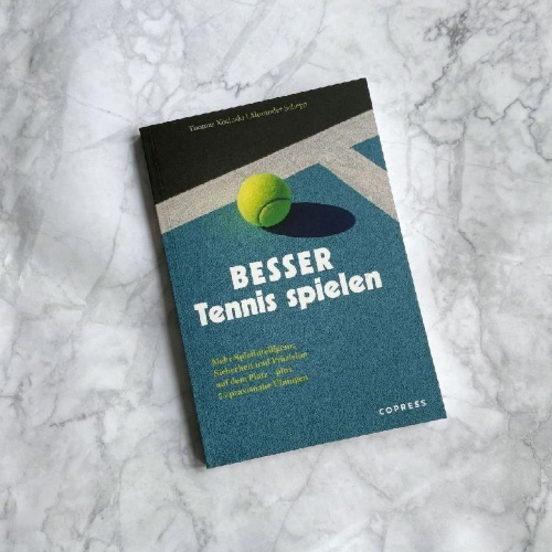 Buchcover und Innenansicht für das Buch: Besser Tennis spielen