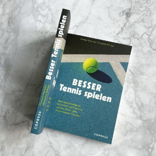 Buchcover und Innenansicht für das Buch: Besser Tennis spielen