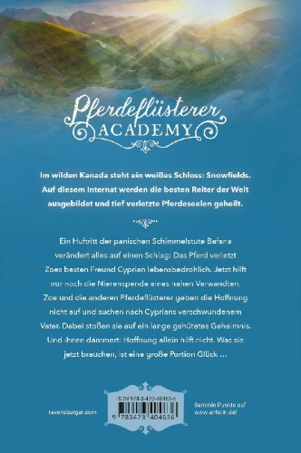 Buchcover und Innenansicht für das Buch: Pferdeflüsterer-Academy, Band 14 - Glück und Hoffnung