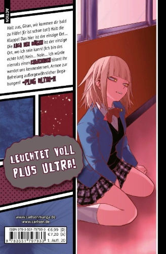Buchcover und Innenansicht für das Buch: Boku no Hero Academia