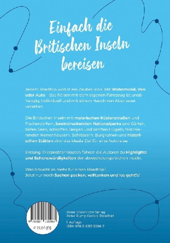 Buchcover und Innenansicht für das Buch: Reise Know-How Roadtrip Handbuch Britische Inseln