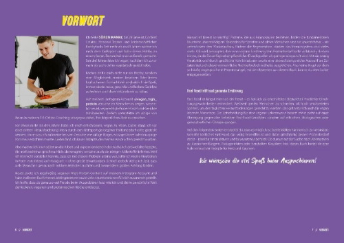 Buchcover und Innenansicht für das Buch: High Protein Fast Food