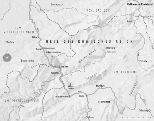 Buchcover und Innenansicht für das Buch: Katharer des Nordens