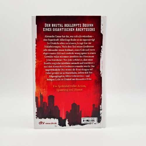 Buchcover und Innenansicht für das Buch: Lunar & Eisenhauer - Das mysteriöse Ministerium der tödlichen Dinge