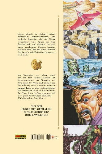 Buchcover und Innenansicht für das Buch: The Melting Ice Caps, The Elixir of Eternal Youth, Zith the Assassin, The Alien Seeds, The Stone of Vorg