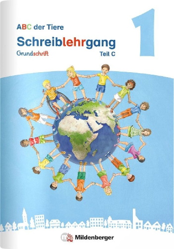 Buchcover und Innenansicht für das Buch: ABC der Tiere 1 Neubearbeitung - Schreiblehrgang Grundschrift, Teil A, B und C