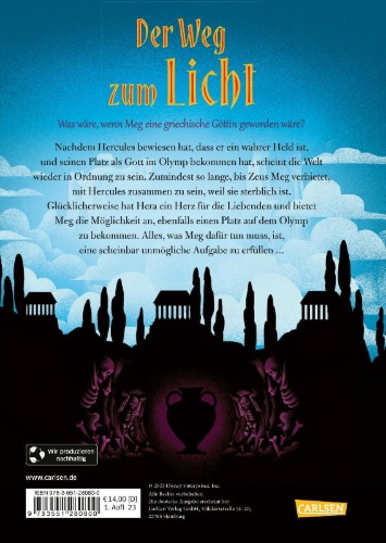 Buchcover und Innenansicht für das Buch: Disney. Twisted Tales: Der Weg zum Licht (Hercules)