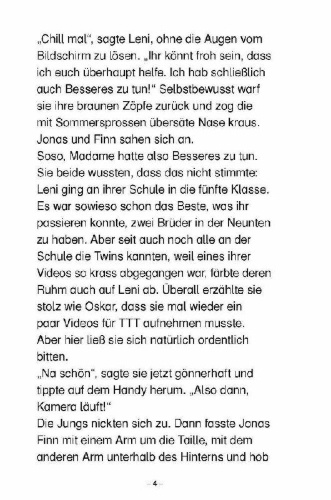 Buchcover und Innenansicht für das Buch: Deine TikTok-Challenge - Wie weit traust du dich zu gehen?
