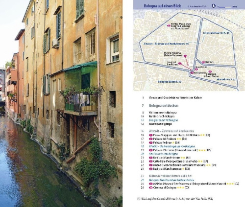 Buchcover und Innenansicht für das Buch: Reise Know-How CityTrip Bologna