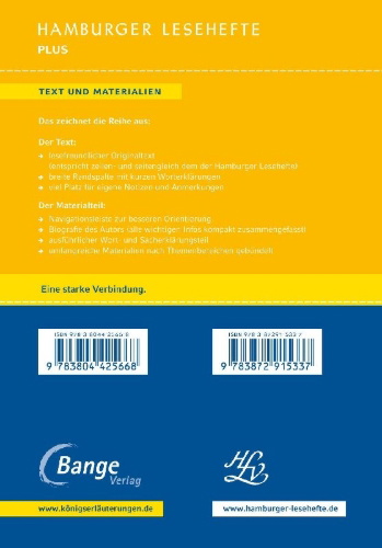 Buchcover und Innenansicht für das Buch: Der blonde Eckbert / Der Runenberg (Textausgabe)