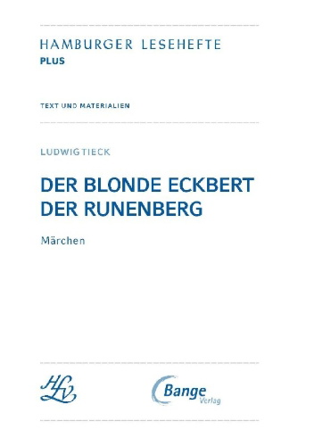 Buchcover und Innenansicht für das Buch: Der blonde Eckbert / Der Runenberg (Textausgabe)