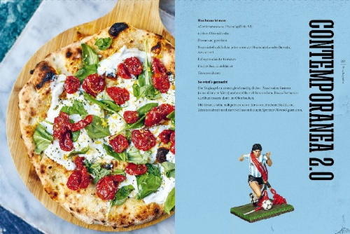 Buchcover und Innenansicht für das Buch: Pizza Napoli