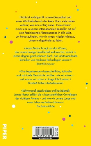 Buchcover und Innenansicht für das Buch: Breath