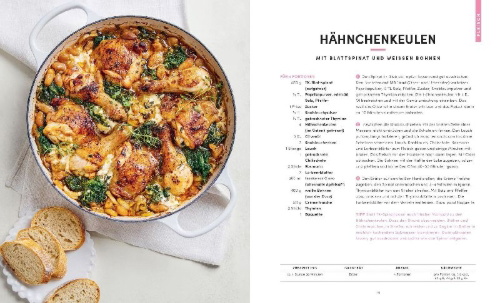 Buchcover und Innenansicht für das Buch: One Pot - Das Buch