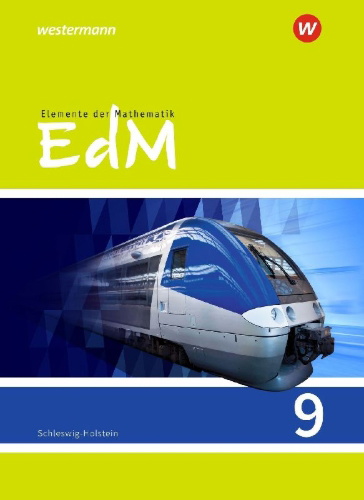 Buchcover und Innenansicht für das Buch: Elemente der Mathematik SI 9. Schülerband. G9. Schleswig-Holstein
