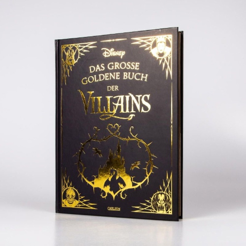 Buchcover und Innenansicht für das Buch: Disney: Das große goldene Buch der Villains