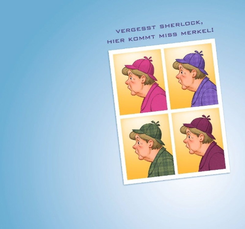 Buchcover und Innenansicht für das Buch: Miss Merkel: Mord in der Uckermark
