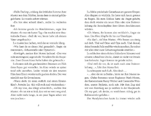 Buchcover und Innenansicht für das Buch: Die Geburtstagsbande. Ein Fest für alle!