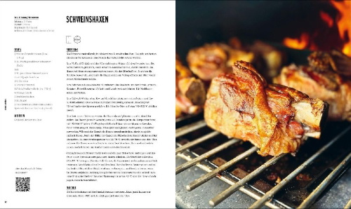 Buchcover und Innenansicht für das Buch: Die Holzofen-Bibel