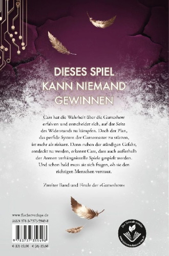 Buchcover und Innenansicht für das Buch: Gameshow - Das Versprechen von Glück