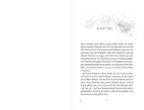 Buchcover und Innenansicht für das Buch: Gameshow - Das Versprechen von Glück