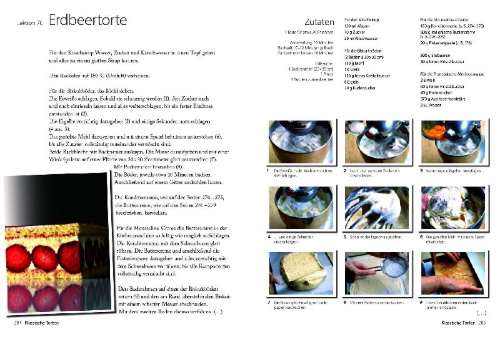 Buchcover und Innenansicht für das Buch: Die hohe Schule der Patisserie